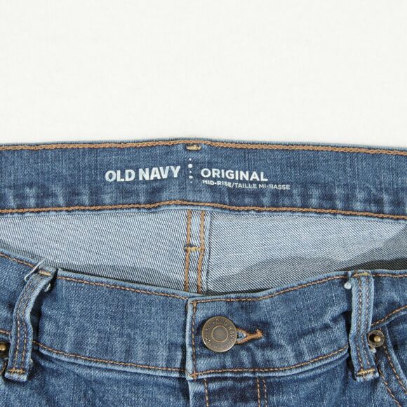 Old Navy Jeans Womens 8 - 30x30 Skinny Original Mid-Rise Medium Blue Wash - Picture 5 of 9